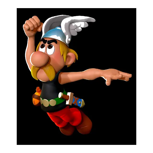 Asterix Helmet Wing and Light Accents