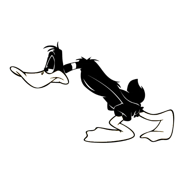 Daffy Duck Bill and Feet