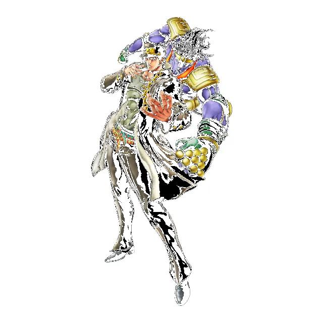 Jotaro Kujo Dark Coat and Ink