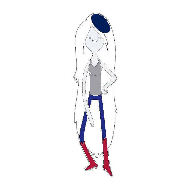 Marceline Hair and Dark Outfit