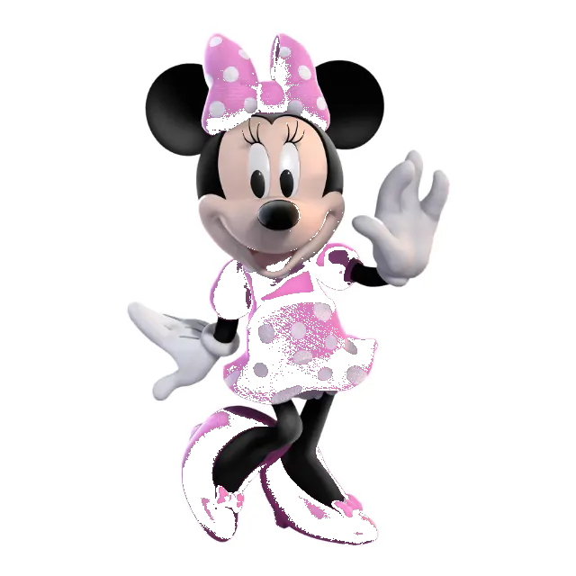 Minnie Mouse Pink Bow and Dress