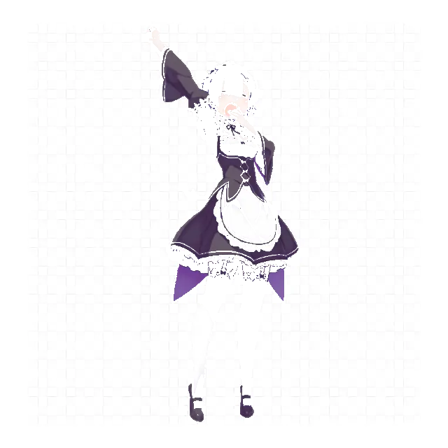 Rem Blue Hair and Dress