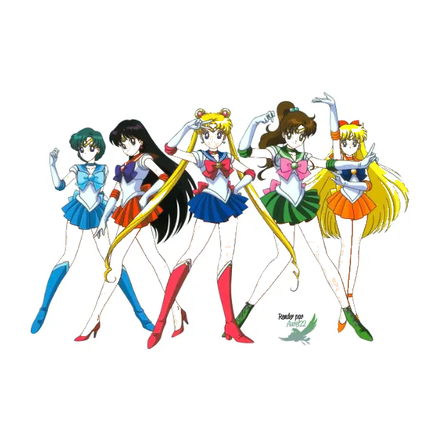 Sailor Moon Yellow Hair Areas